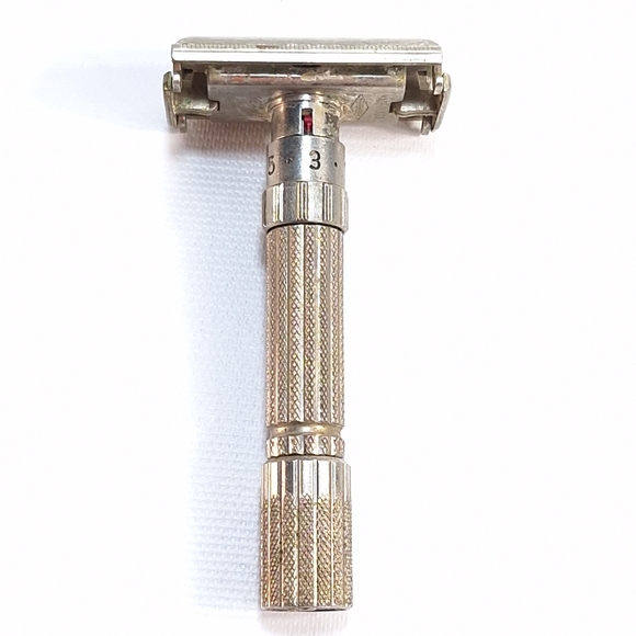 Gillette Other - Vintage 1961 Gillette Adjustable Fat Boy Safety Razor